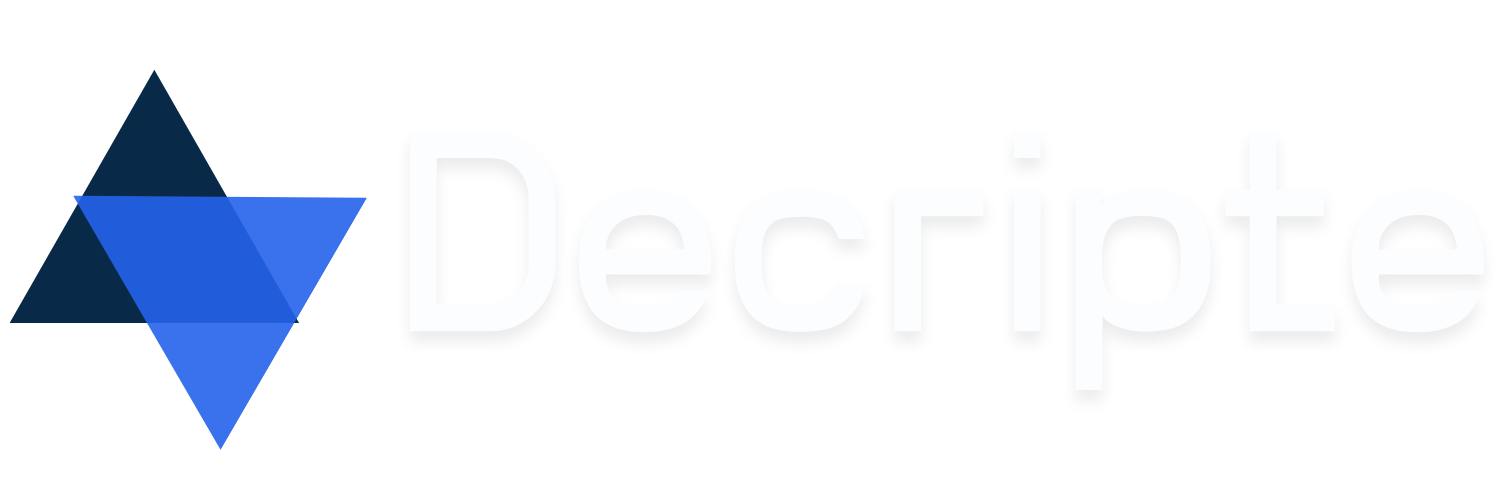 Logo Decripte - Intelligence and Digital Security